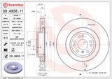 Brembo OE Front Brake Kit (Prem NAO Ceramic Pads/Prem UV Coat Rotors) - Mercedes by Brembo KT00307-BRE