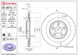 Brembo OE Rear Brake Kit (Prem NAO Ceramic Pads/Prem UV Coat Rotors) - 08-10 Chevy Cobalt by Brembo KT04408-BRE
