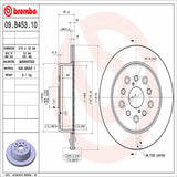 Brembo OE Rear Brake Kit (Prem NAO Ceramic Pads/Prem Rotors) - 01-06 Lexus LS430 by Brembo KT00B46-BRE