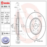 Brembo OE Front Brake Kit (Prem NAO Ceramic Pads/Prem UV Coat Rotors) - 01-06 Lexus LS430 by Brembo KT00B18-BRE