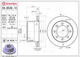 Brembo OE Rear Brake Kit (Prem NAO Ceramic Pads/Prem Rotors) - 01-06 Chevy Silverado 3500 by Brembo KT00891-BRE