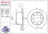 Brembo OE Rear Brake Kit (Prem NAO Ceramic Pads/Prem Rotors) - 08-13 Ford F-250 Super Duty/05-12 F-350 Super Duty by Brembo KT00834-BRE