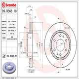 Brembo OE Front Brake Kit (Prem NAO Ceramic Pads/Prem UV Coat Rotors) - 08-17 Buick Enclave by Brembo KT00631-BRE