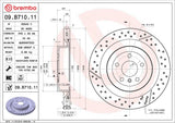 Brembo OE Rear Brake Kit (Rear Prem NAO Ceramic Pads/Prem UV Coat Rotors) - 13-16 Mercedes GL63 AMG/16-19 GLE63 AMG by Brembo KT00B95-BRE