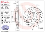 Brembo OE Front Brake Kit (Prem LowMet Pads/Prem UV Coat Rotors) - 14-18 Audi RS7 by Brembo KT04495-BRE