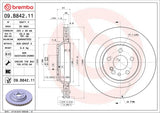 Brembo OE Rear Brake Kit (Prem NAO Ceramic Pads/Prem UV Coat Rotors) - 05-06 Mercedes CL65 AMG by Brembo KT00A76-BRE