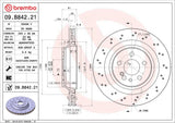 Brembo OE Rear Brake Kit (Prem NAO Ceramic Pads/Prem UV Coat Rotors) - 05-06 Mercedes CL65 AMG by Brembo KT00B23-BRE