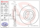 Brembo OE Front Brake Kit (Prem NAO Ceramic Pads/Prem UV Coat Rotors) - Audi by Brembo KT00592-BRE