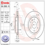 Brembo OE Front Brake Kit (Prem NAO Ceramic Pads/Prem UV Coat Rotors) - 08-17 Buick Enclave by Brembo KT00008-BRE