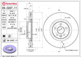 Brembo OE Front Brake Kit (Prem NAO Ceramic Pads/Prem UV Coat Rotors) - 18-19 Jaguar E-Pace by Brembo KT00798-BRE