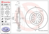 Brembo OE Front Brake Kit (Prem NAO Ceramic Pads/Prem UV Coat Rotors) - 16-20 Audi TTS Quattro by Brembo KT00878-BRE