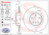 Brembo OE Rear Brake Kit (Prem NAO Ceramic Pads/Prem UV Coat Rotors) - BMW by Brembo KT04507-BRE