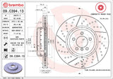 Brembo OE Front Brake Kit (Prem LowMet Pads/Prem UV Coat Rotors) - BMW by Brembo KT04472-BRE