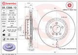 Brembo OE Front Brake Kit (Prem LowMet Pads/Prem Rotors) - BMW by Brembo KT04528-BRE