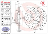 Brembo OE Rear Brake Kit (Prem NAO Ceramic Pads/Prem Rotors) - BMW by Brembo KT00711-BRE