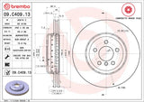 Brembo OE Front Brake Kit (Prem NAO Ceramic Pads/Prem Rotors) - BMW by Brembo KT00A74-BRE