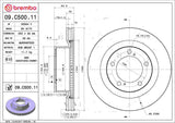 Brembo OE Brake Kit (Prem NAO Ceramic Pads/Prem UV Coat Rotors) - 08-11 Lexus LX570 by Brembo KT00928-BRE