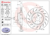 Brembo OE Rear Brake Kit (Prem LowMet Pads/Prem UV Coat Rotors) - 08-13 Mercedes C63 AMG by Brembo KT04269-BRE