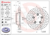 Brembo OE Front Brake Kit (Prem LowMet Pads/Prem UV Coat Rotors) - Porsche by Brembo KT04378-BRE