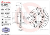 Brembo OE Front Brake Kit (Prem LowMet Pads/Prem UV Coat Rotors) - Porsche by Brembo KT04385-BRE