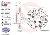 Brembo OE Front Brake Kit (Prem LowMet Pads/Prem UV Coat Rotors) - Porsche by Brembo KT04282-BRE