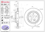 Brembo OE Rear Brake Kit (Prem LowMet Pads/Prem UV Coat Rotors) - 03-06 Mercedes CL500 by Brembo KT04471-BRE
