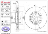 Brembo OE Front Brake Kit (Prem LowMet Pads/Prem UV Coat Rotors) - 17-20 Jaguar F-Pace/19-20 I-Pace/17-20 XE by Brembo KT04358-BRE