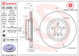 Brembo OE Rear Brake Kit (Prem NAO Ceramic Pads/Prem Rotors) - BMW by Brembo KT04364-BRE