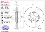 Brembo OE Front Brake Kit (Prem LowMet Pads/Prem UV Coat Rotors) - BMW by Brembo KT04365-BRE
