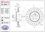 Brembo OE Rear Brake Kit (Prem NAO Ceramic Pads/Prem UV Coat Rotors) - 05-06 Mercedes CL65 AMG by Brembo KT00C07-BRE