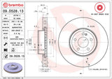 Brembo OE Front Brake Kit (Prem NAO Ceramic Pads/Prem Rotors) - 15-20 Mercedes C300/18-19 E300 by Brembo KT00C17-BRE