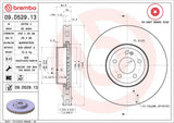 Brembo OE Front Brake Kit (Prem LowMet Pads/Prem Rotors) - 15-20 Mercedes C300/16-18 C350e/2015 C400 by Brembo KT04044-BRE