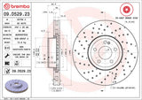 Brembo OE Front Brake Kit (Prem LowMet Pads/Prem Rotors) - 15-20 Mercedes C300/16-18 C350e/2015 C400 by Brembo KT04521-BRE