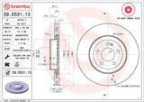 Brembo OE Rear Brake Kit (Prem LowMet Pads/Prem Rotors) - 17-20 Mercedes C43 AMG/2016 C450 AMG/17-20 GLC43 AMG by Brembo KT04513-BRE