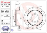 Brembo OE Rear Brake Kit (Prem NAO Ceramic Pads/UV Coat Rotors) - 08-11 Lexus LX570 by Brembo KTX0086-BRE