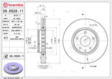 Brembo OE Front Brake Kit (Prem NAO Ceramic Pads/Prem UV Coat Rotors) - 13-20 Mazda CX-5 by Brembo KT00921-BRE