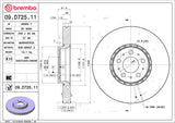 Brembo OE Front Brake Kit (Prem NAO Ceramic Pads/Prem UV Coat Rotors) - 10-15 Volvo XC60/03-14 XC90 by Brembo KT00951-BRE