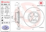 Brembo OE Front Brake Kit (Prem NAO Ceramic Pads/Prem UV Coat Rotors) - BMW by Brembo KT00A30-BRE