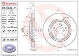 Brembo OE Front Brake Kit (Prem NAO Ceramic Pads/Friction Brake Discs) 09-14 Acura TL/06-11 Honda Ridgeline by Brembo KT00116-BRE