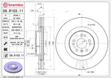 Brembo OE Front Brake Kit (Prem NAO Ceramic Pads/Prem UV Coat Rotors) - 06-09 Mercedes E350 by Brembo KT00025-BRE