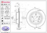 Brembo OE Rear Brake Kit (Prem NAO Ceramic Pads/Prem UV Coat Rotors) - BMW by Brembo KT00B65-BRE