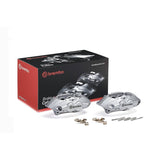 Brembo OE X-Style Brake Calipers Silver (Front) - BMW by Brembo FALE32-BRE