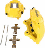 Brembo OE X-Style Brake Calipers Yellow (Front) - BMW by Brembo FALH32-BRE