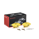 Brembo OE X-Style Brake Calipers Yellow (Rear) - BMW by Brembo FALH52-BRE