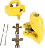 Brembo OE X-Style Brake Calipers Yellow (Rear) - BMW by Brembo FALH52-BRE