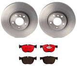 Brembo OE Front Brake Kit (Prem NAO Ceramic Pads/Prem UV Coat Rotors) - 08-09 Buick LaCrosse/06-11 Lucerne/Cadillac DTS by Brembo KT00013-BRE