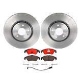 Brembo OE Rear Brake Kit (Prem NAO Ceramic Pads/Prem UV Coat Rotors) - 2003 Chevy Silverado 1500 by Brembo KT00016-BRE