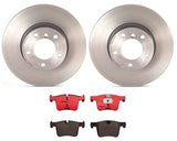 Brembo OE Front Brake Kit (Prem NAO Ceramic Pads/Prem UV Coat Rotors) - 2007 Cadillac Escalade by Brembo KT00019-BRE