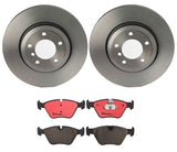 Brembo OE Front Brake Kit (Prem NAO Ceramic Pads/Prem UV Coat Rotors) - BMW by Brembo KT00027-BRE