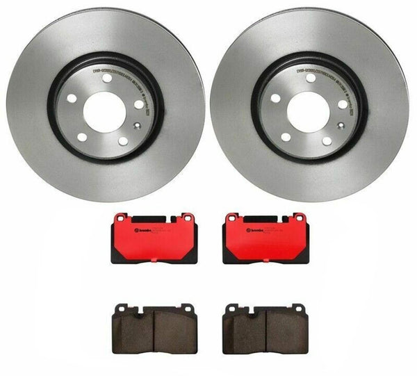 Ceramic Front & Rear Brake Pad Set (8-Piece) For Subaru Legacy, WRX, Outback 2015-2019